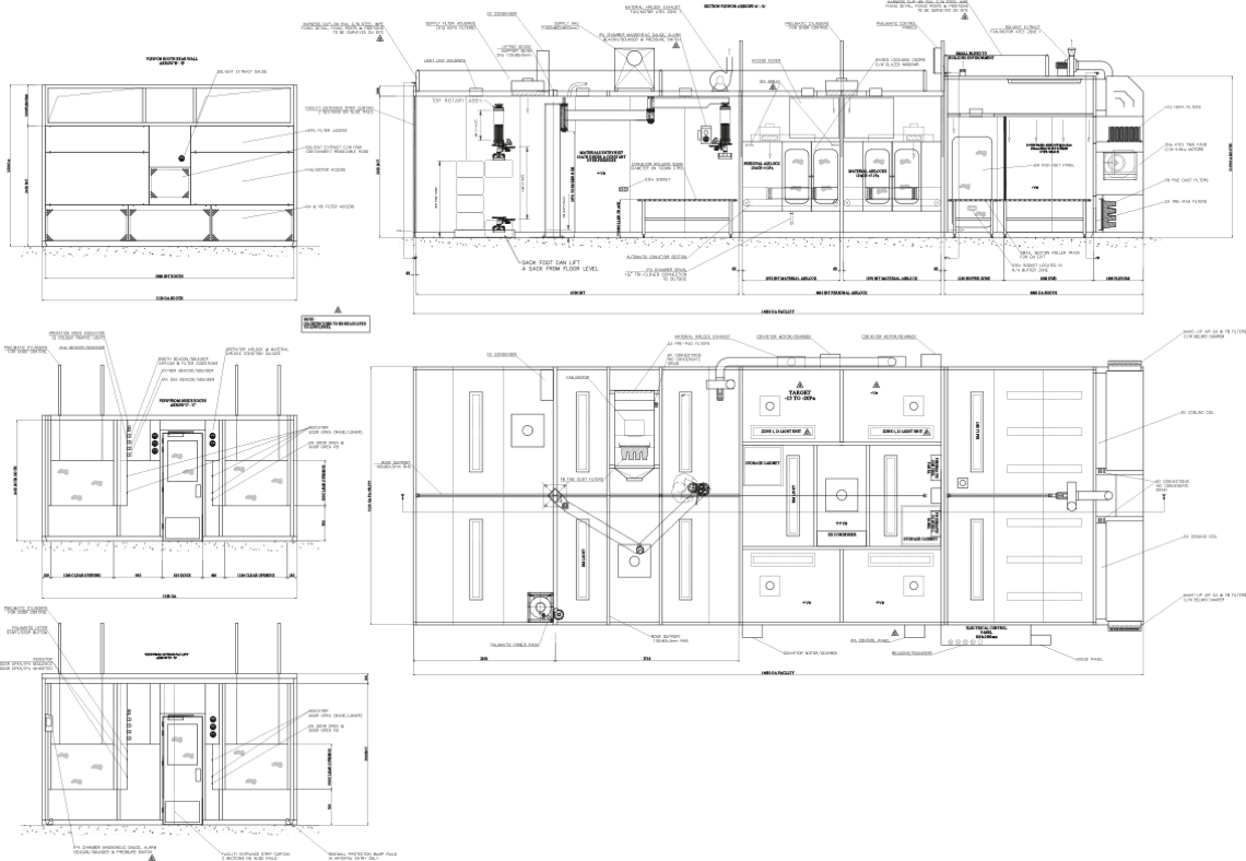 Example of a sampling facility